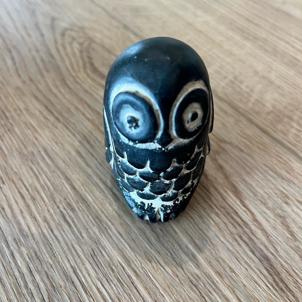 Vtg Hoot Owl Soapstone by  Swityk?